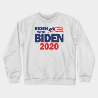 Riden With Biden 2020 Crewneck Sweatshirt